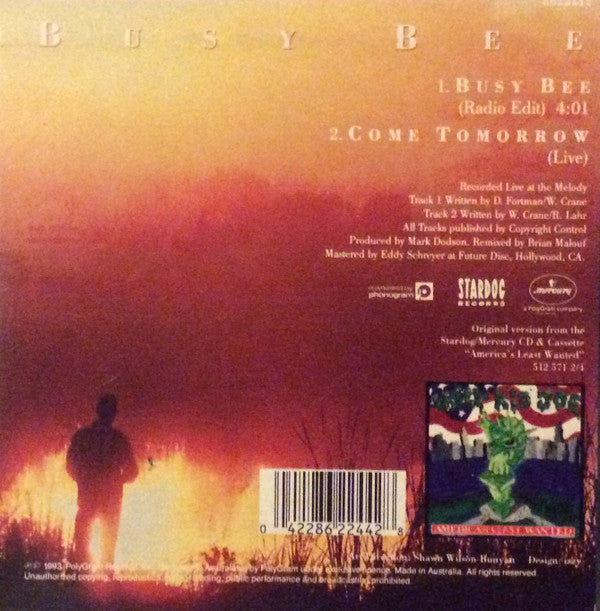 Ugly Kid Joe : Busy Bee (CD, Single, Car)