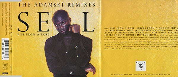 Seal : Kiss From A Rose (The Adamski Remixes) (CD, Maxi)
