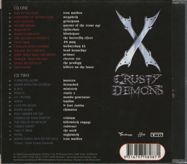 Various : Crusty Demons: X "A Decade Of Dirt" (2xCD, Comp, Enh)