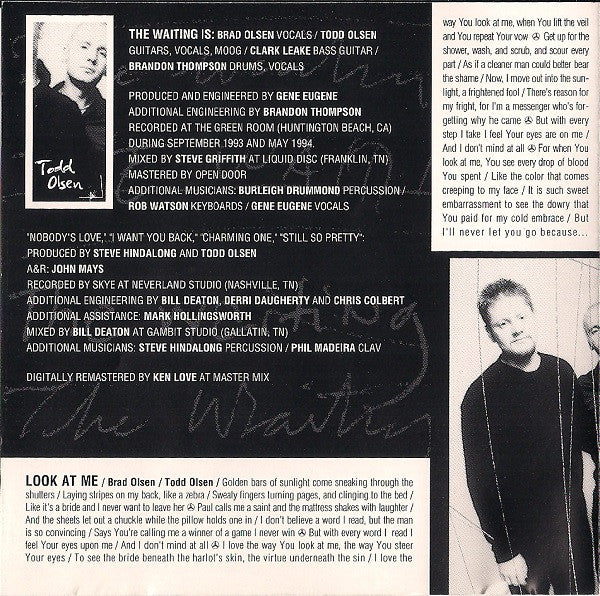 The Waiting : Blue Belly Sky (CD, Album, RE, RM)