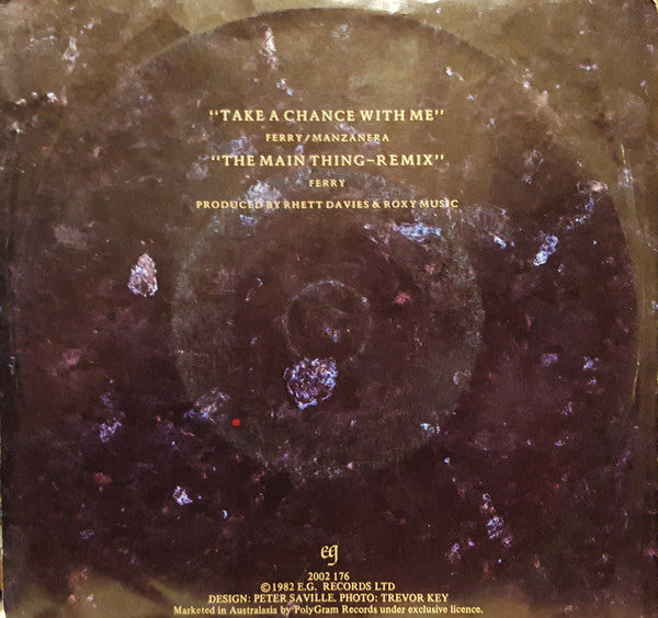 Roxy Music : Take A Chance With Me (7", Single)