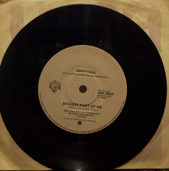 Ambrosia (2) : Biggest Part Of Me (7")