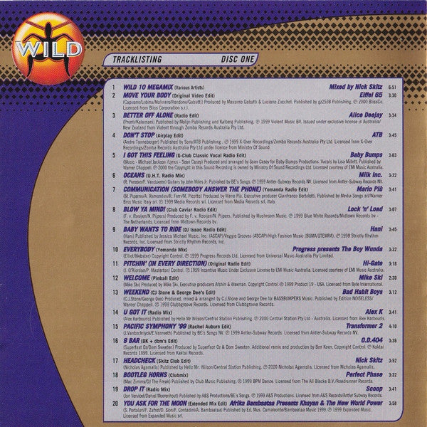 Various : Wild Volume 10 (2xCD, Comp)