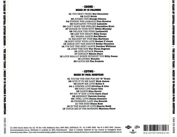 Various : 30 Years Of Central Station Records: The Early Years (2xCD, Comp, Mixed)