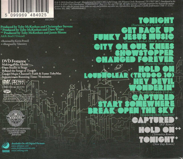TobyMac : Tonight (CD, Album + DVD, Dlx)