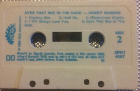 Kenny Rogers : Eyes That See In The Dark (Cass, Album)