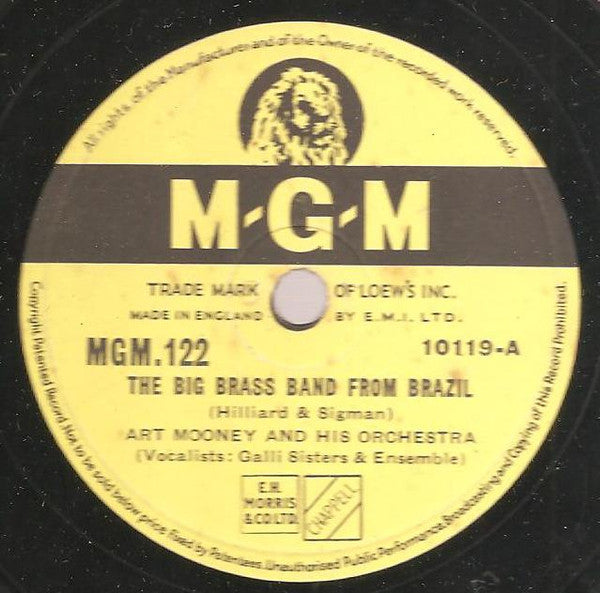 Art Mooney & His Orchestra : The Big Brass Band From Brazil (Shellac, 10")
