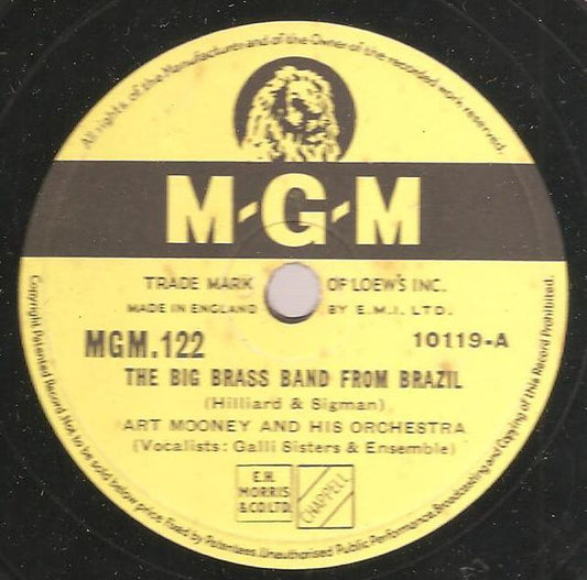 Art Mooney & His Orchestra : The Big Brass Band From Brazil (Shellac, 10")