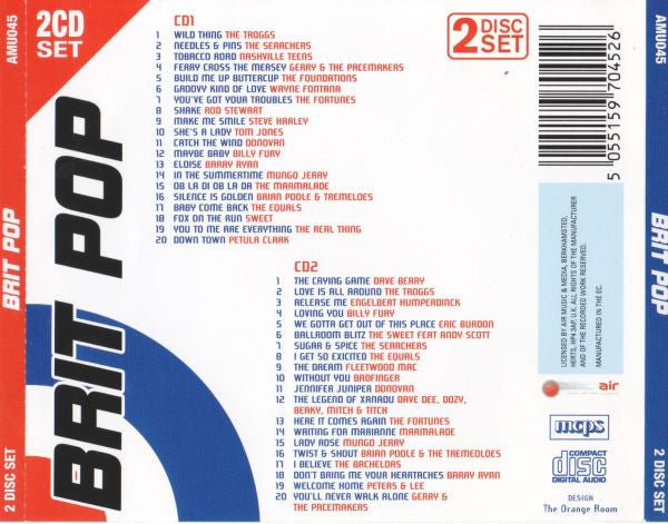 Various : Brit Pop (2xCD, Comp)