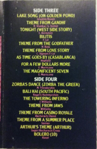 Unknown Artist : Movie Award Winners (Volume One) (2xCass, Comp)