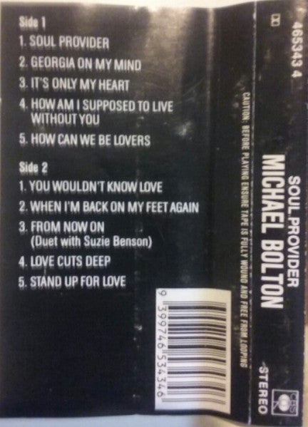 Michael Bolton : Soul Provider (Cass, Album)