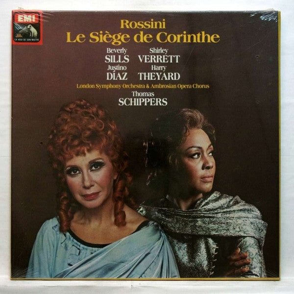 Gioacchino Rossini - Beverly Sills, Shirley Verrett, Justino Diaz, Harry Theyard, London Symphony Orchestra & The Ambrosian Opera Chorus, Thomas Schippers : Le Siège De Corinthe (3xLP)