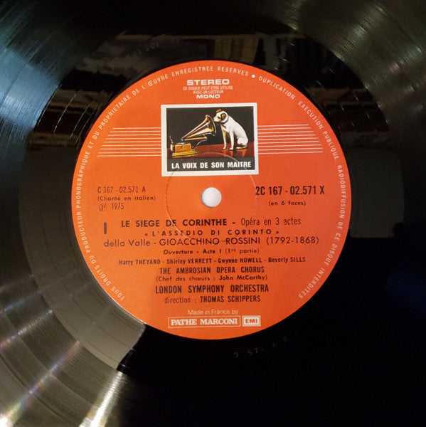 Gioacchino Rossini - Beverly Sills, Shirley Verrett, Justino Diaz, Harry Theyard, London Symphony Orchestra & The Ambrosian Opera Chorus, Thomas Schippers : Le Siège De Corinthe (3xLP)