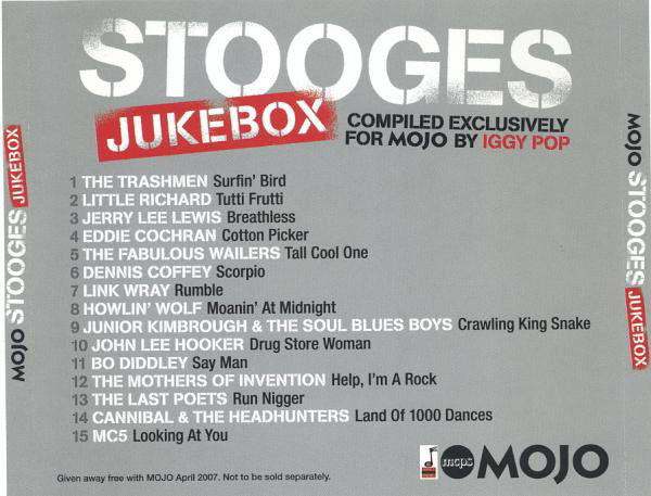 Various : Stooges Jukebox (CD, Comp)