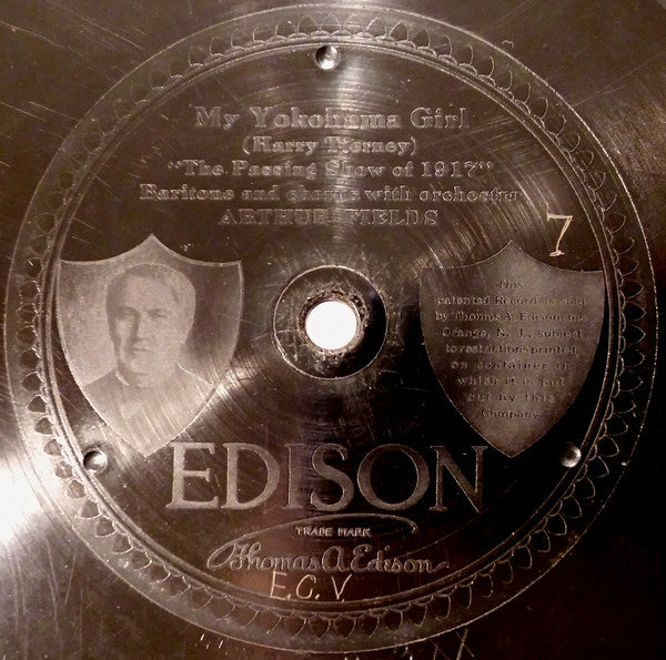 Premier Quartet / Arthur Fields : Oh Johnny, Oh Johnny, Oh / My Yokohama Girl (Edison Disc)