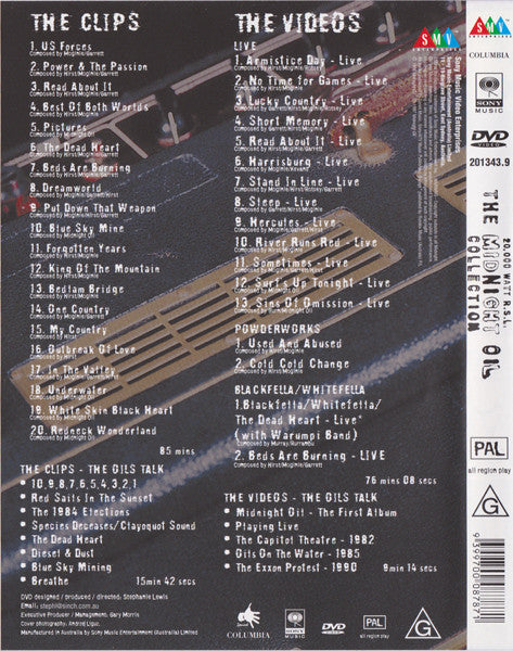 Midnight Oil : 20,000 Watt R.S.L. The Midnight Oil Collection (DVD-V, Comp, PAL)