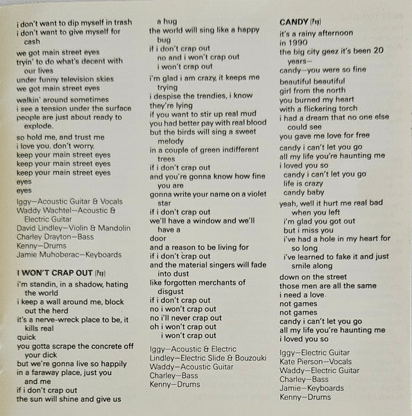 Iggy Pop : Brick By Brick (CD, Album, RE)