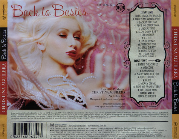Christina Aguilera : Back To Basics (CD, Album, Dlx + CD, Album, Dlx, Enh)