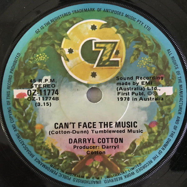 Darryl Cotton : Don't Let It Get To You (7", Single)