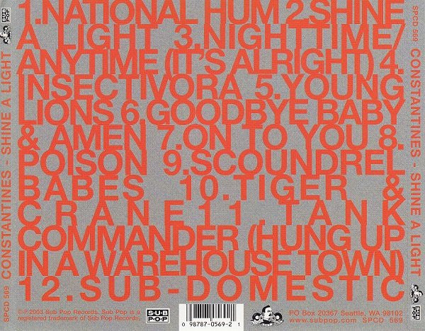 Constantines : Shine A Light (CD, Album, RP)