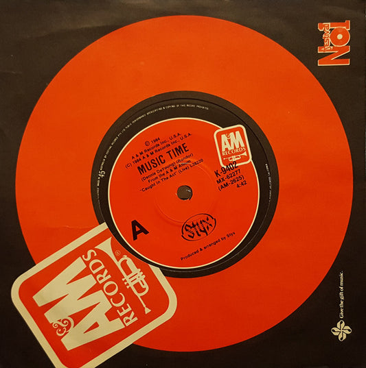 Styx : Music Time (7", Single)