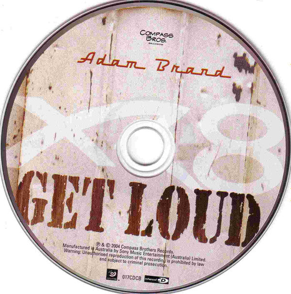 Adam Brand : Get Loud (CD, Album, Enh)