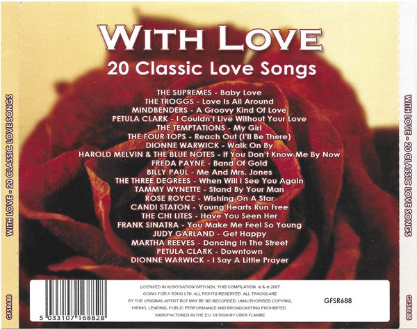 Various : With Love - 20 Classic Love Songs (CD, Comp)