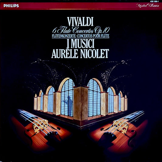 Antonio Vivaldi - I Musici, Aurèle Nicolet : 6 Flute Concertos, Op. 10 (LP)