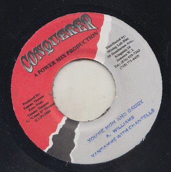 Vandamme With Chantells* : You're Mom And Daddy (7")