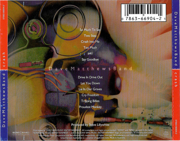 Dave Matthews Band : Crash (CD, Album)