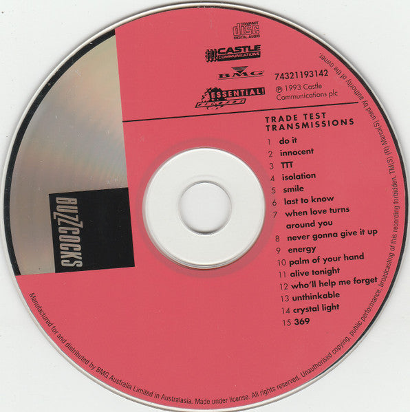 Buzzcocks : Trade Test Transmissions (CD, Album, RE)