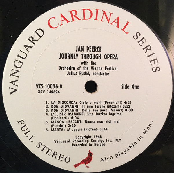 Jan Peerce : Journey Through Opera (LP, Album)