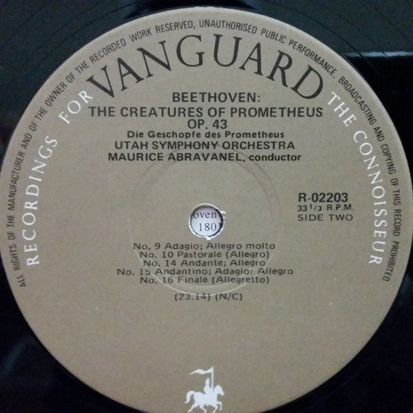 Ludwig van Beethoven : The Creatures Of Prometheus (LP, Album, Club)