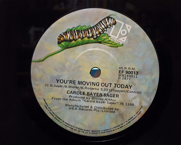 Carole Bayer Sager : You're Moving Out Today (7", Single)