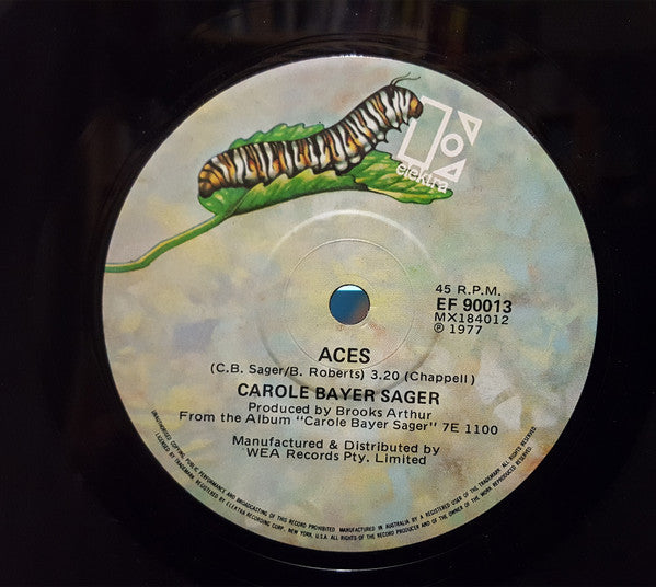 Carole Bayer Sager : You're Moving Out Today (7", Single)