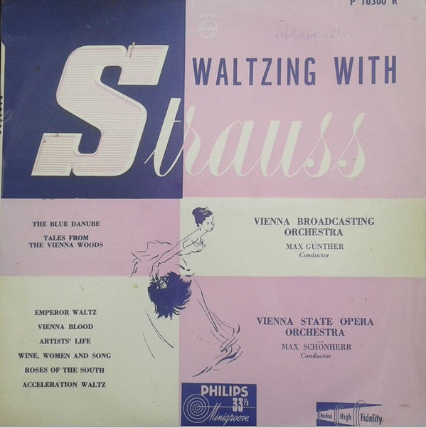 Das Große Wiener Rundfunkorchester / Orchester Der Wiener Staatsoper : Waltzing With Strauss (10")