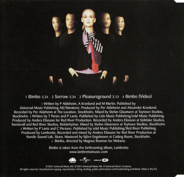 Lambretta : Bimbo (CD, Single, Enh)