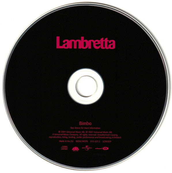 Lambretta : Bimbo (CD, Single, Enh)