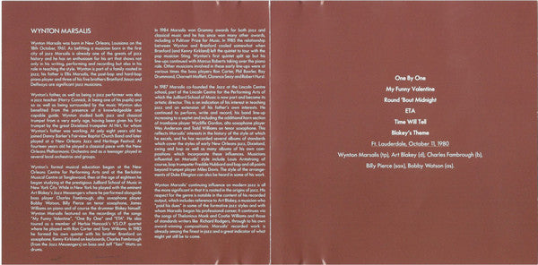 Wynton Marsalis : ETA (CD, Album, P/Unofficial, Liv)