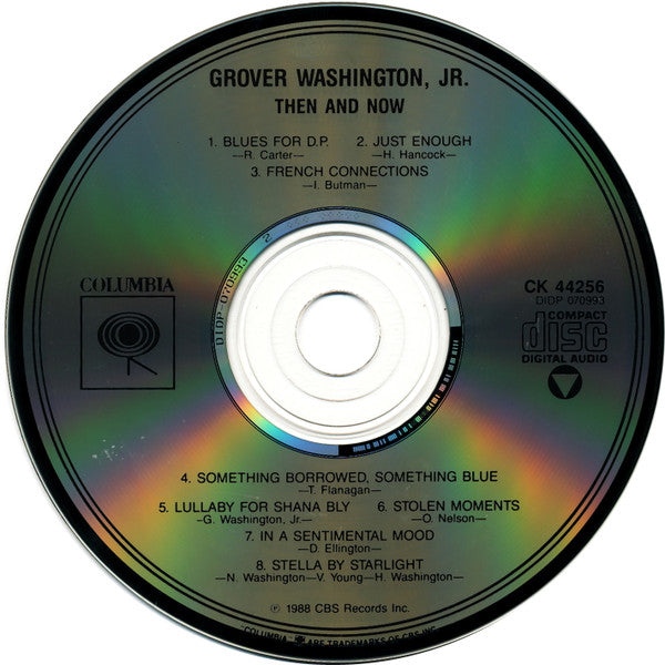 Grover Washington, Jr. : Then And Now (CD, Album)