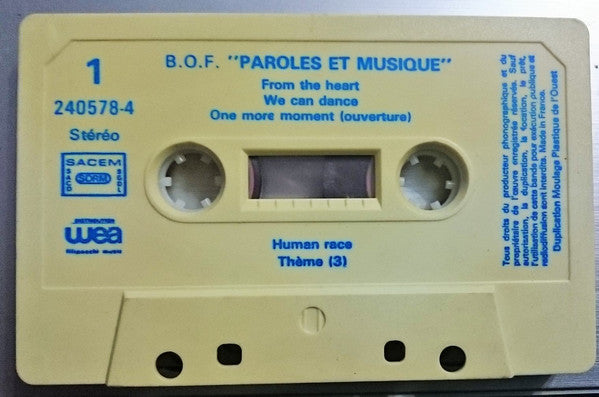 Michel Legrand : Paroles Et Musique (Bande Originale Du Film) (Cass)