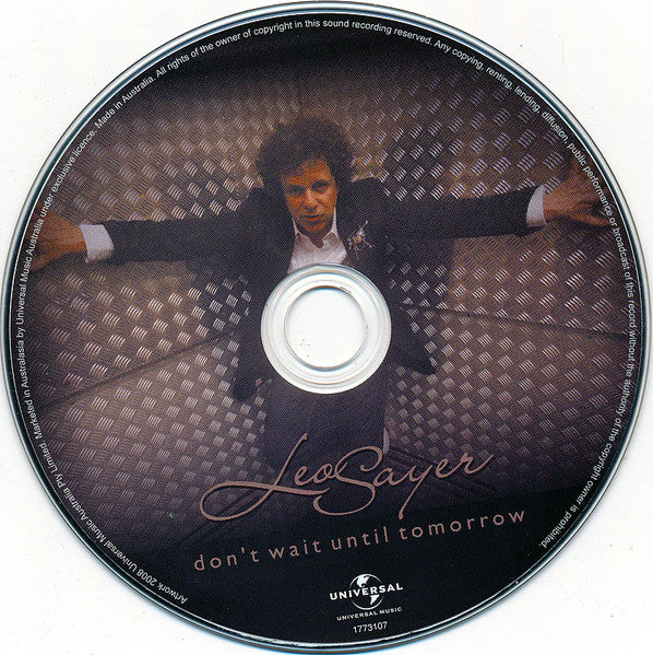 Leo Sayer : Don't Wait Until Tomorrow (CD, Album, Dig)