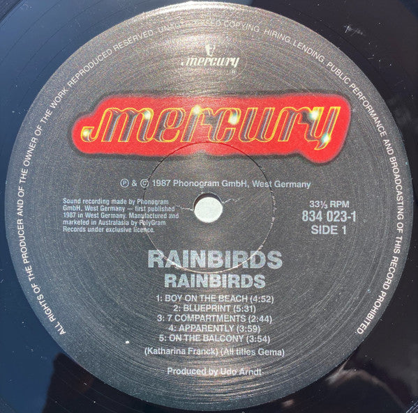 Rainbirds : Rainbirds (LP, Album)