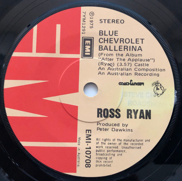 Ross Ryan : Blue Chevrolet Ballerina (7", Single)
