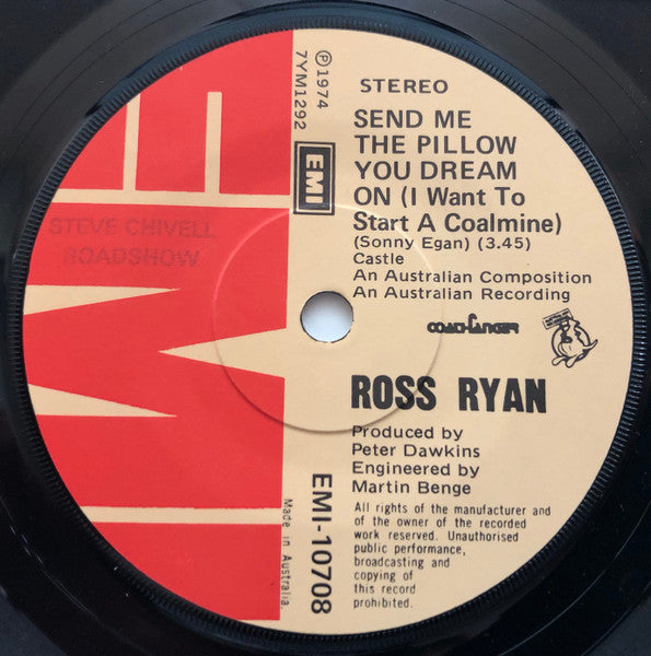 Ross Ryan : Blue Chevrolet Ballerina (7", Single)