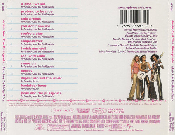 Josie And The Pussycats : Josie And The Pussycats - Music From The Motion Picture (CD, Album)