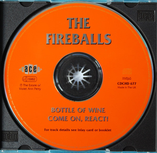 The Fireballs : Bottle Of Wine / Come On, React! (CD, Comp)