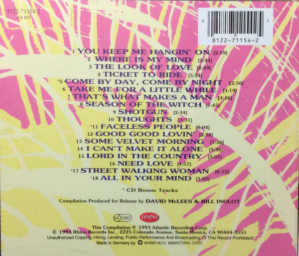 Vanilla Fudge : Psychedelic Sundae (The Best Of) (CD, Comp, RM)