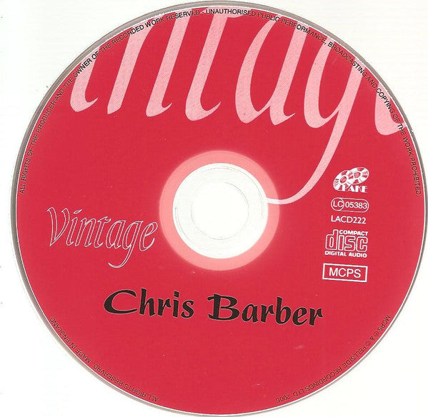 Chris Barber's Jazz Band : Chris Barber: Jazz Sacred & Secular: Vintage Chris Barber: Chris Barber's Jazz Band 1954 - 56 (CD, Album, Comp)