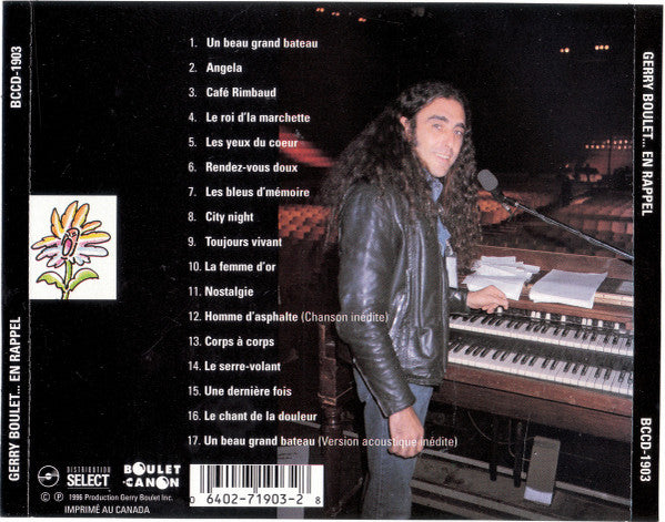 Gerry Boulet : ... En Rappel (CD, Comp)